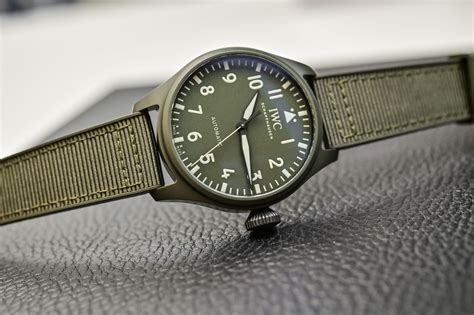 iwc top gun green strap|iwc top gun colors.